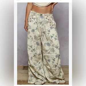 Brand New POL wide leg draw string pants size Small